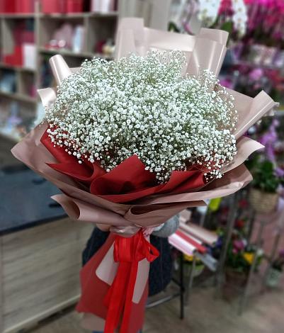 Букет цветов из: Гипсофила в Мышкине