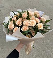 Букет Кремовые розы Латте в Мышкине