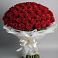Букет 101 Красная роза Блэк Мэджик в Мышкине