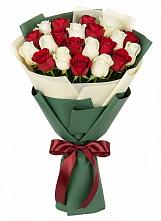 Букет Микс из красных и белых роз #REPLACE_PRED# Мышкине