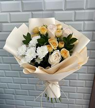 Букет цветов из:  Розы и Хризантемы #REPLACE_PRED# Мышкине