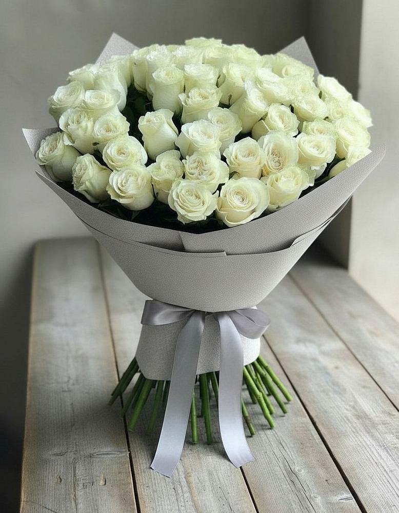 Букет 35 Белых роз в Мышкине