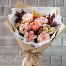 Букет цветов из:  Гвоздики, Хризантемы и Розы #REPLACE_PRED# Мышкине