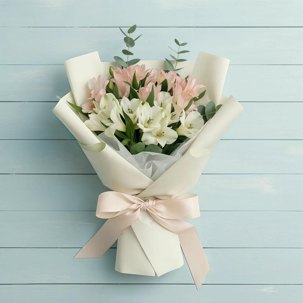 Букет цветов из: Альстромерии в Мышкине