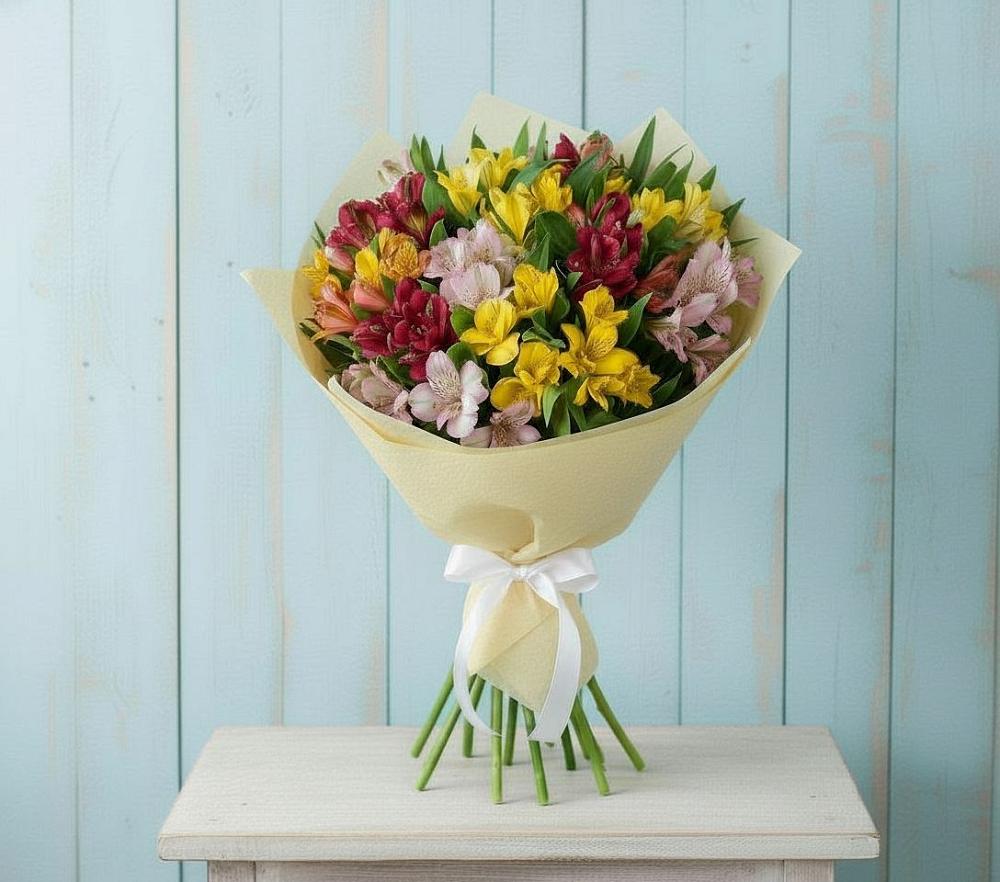 Букет цветов из: Альстромерии в Мышкине