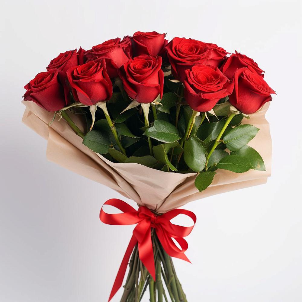Букет 11 Красных роз Эдлесс Лав в Мышкине
